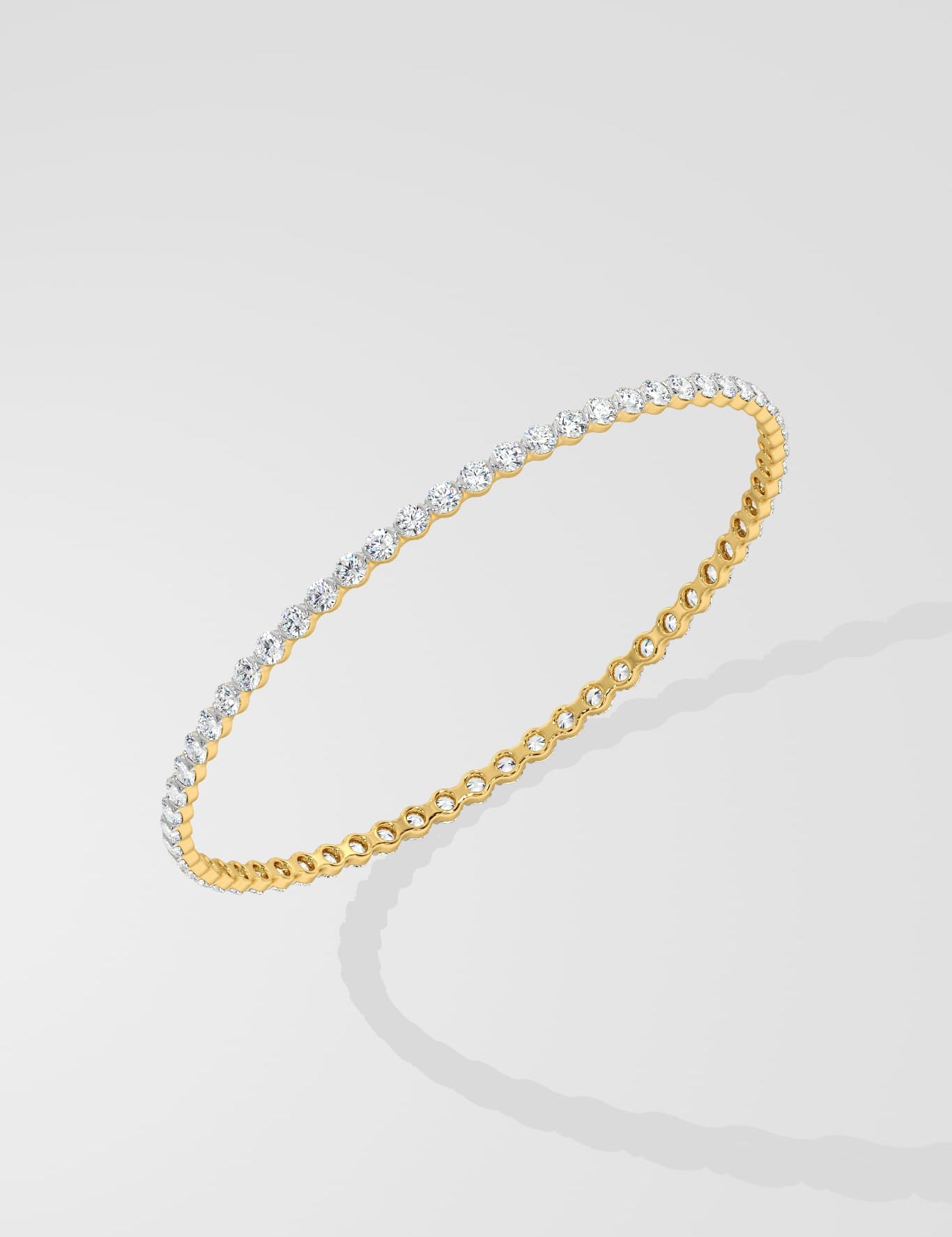 0.06 Ct Classic Bangle - House Of Quadri
