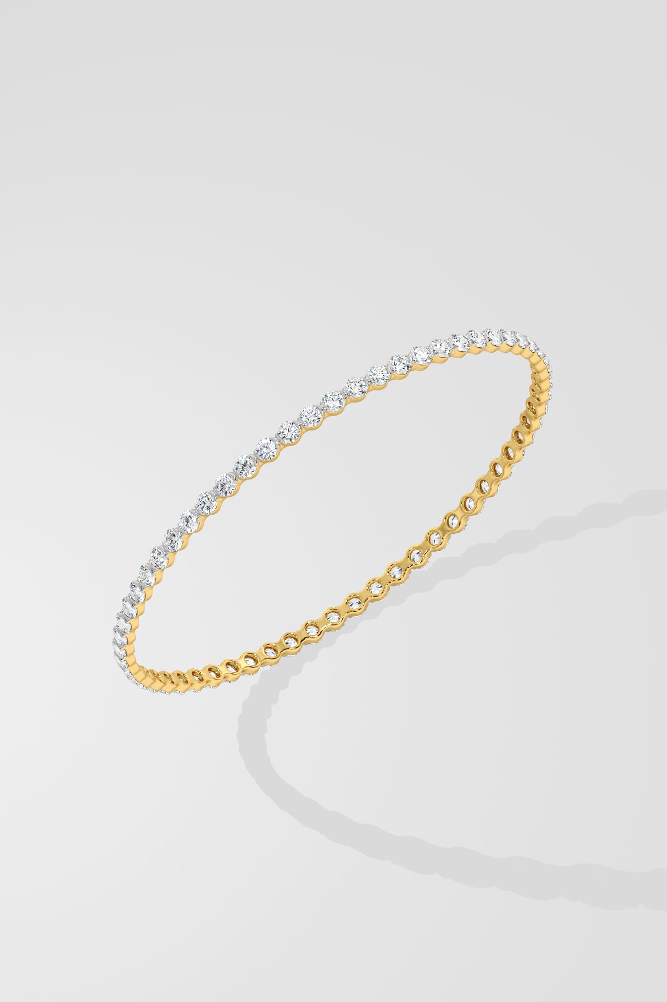 0.06 Ct Classic Bangle - House Of Quadri