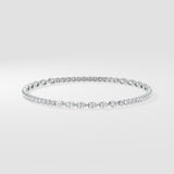 Duet Diamond Bangle