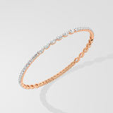 Duet Diamond Bangle