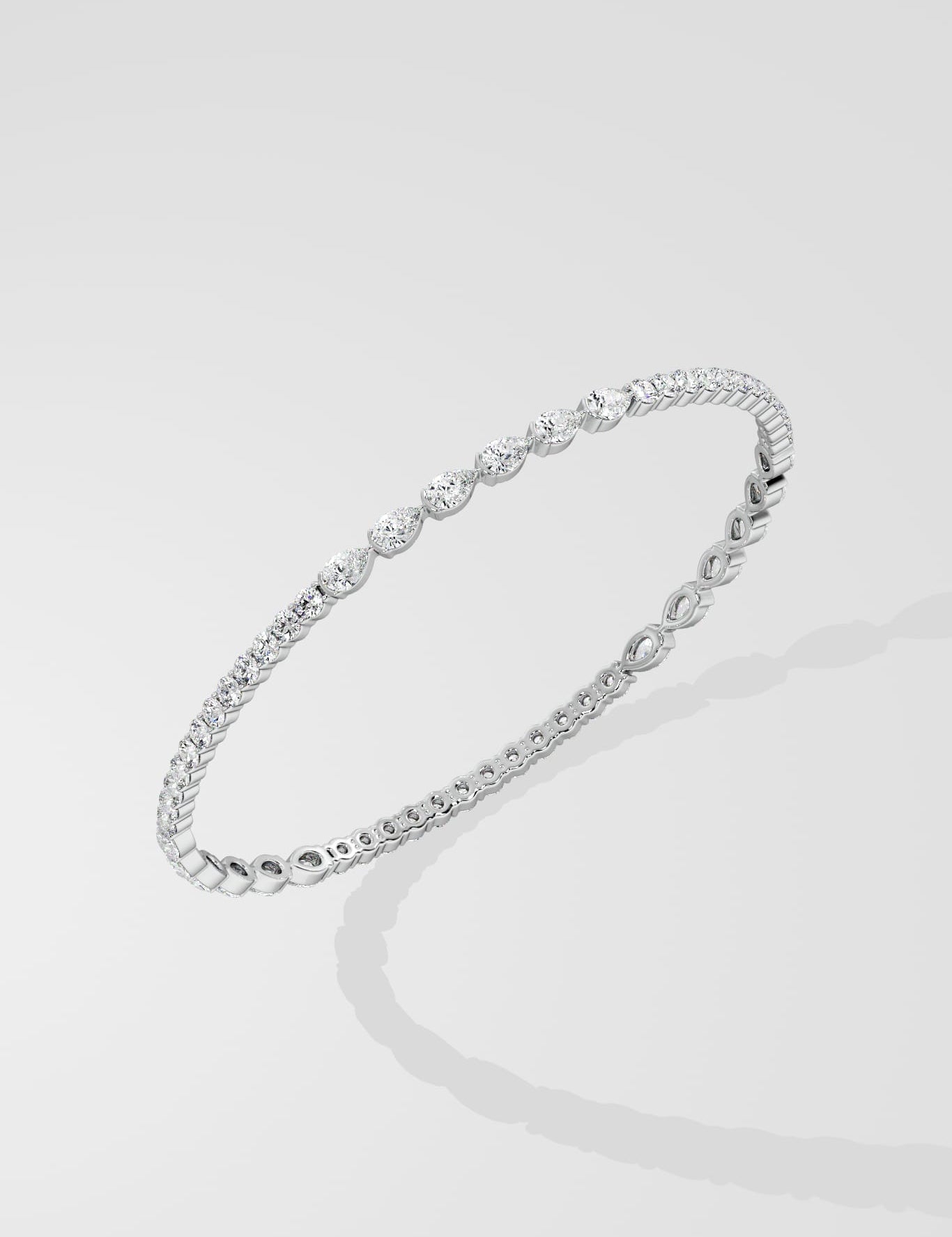 Duet Diamond Bangle - House Of Quadri