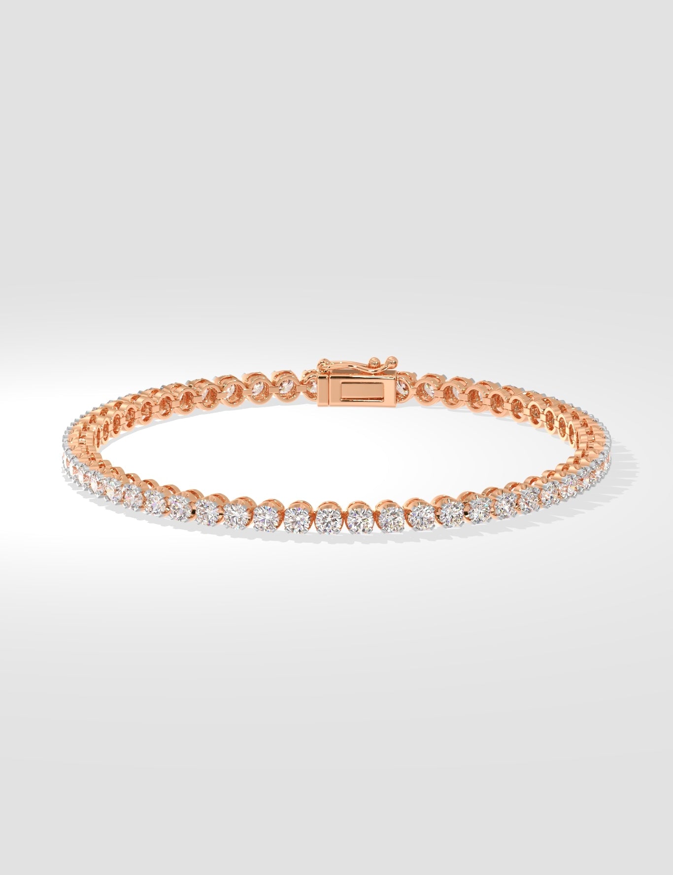 Stellar Classic Tennis Rose Gold Bracelet - House Of Quadri