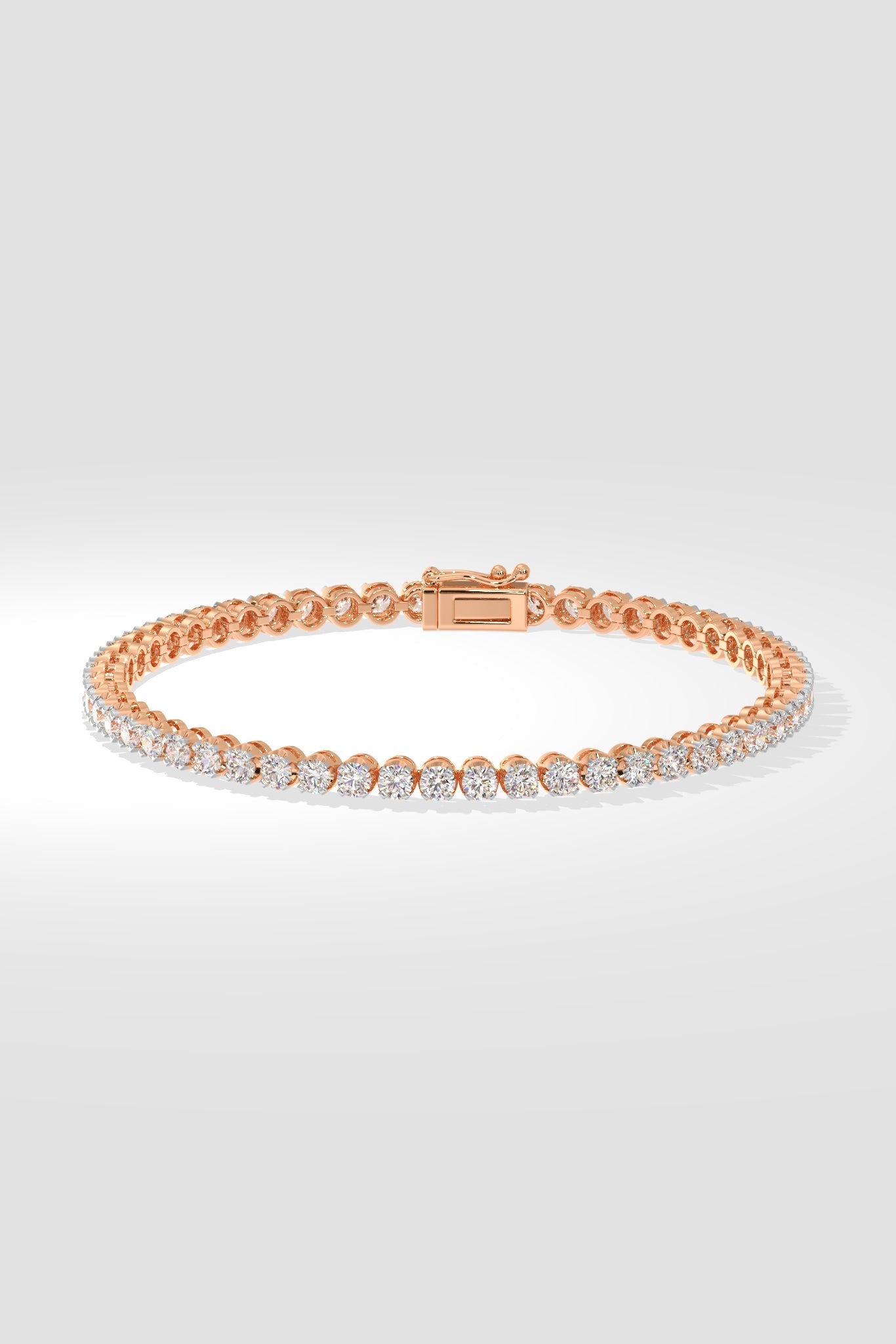 Stellar Classic Tennis Rose Gold Bracelet - House Of Quadri