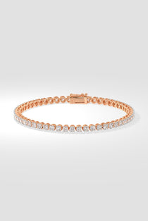 Stellar Classic Tennis Rose Gold Bracelet - House Of Quadri