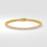 0.15 Ct Crown Tennis Bracelet