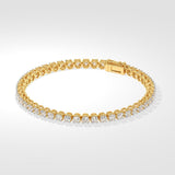 0.15 Ct Crown Tennis Bracelet