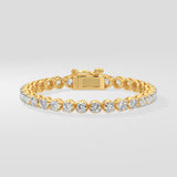 0.25 pointer Crown Tennis Bracelet - House Of Quadri