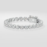 0.40 Ct Crown Tennis Bracelet