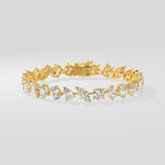 Askew Semi-Solitaire Bracelet - House Of Quadri