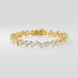 Askew Semi-Solitaire Bracelet - House Of Quadri