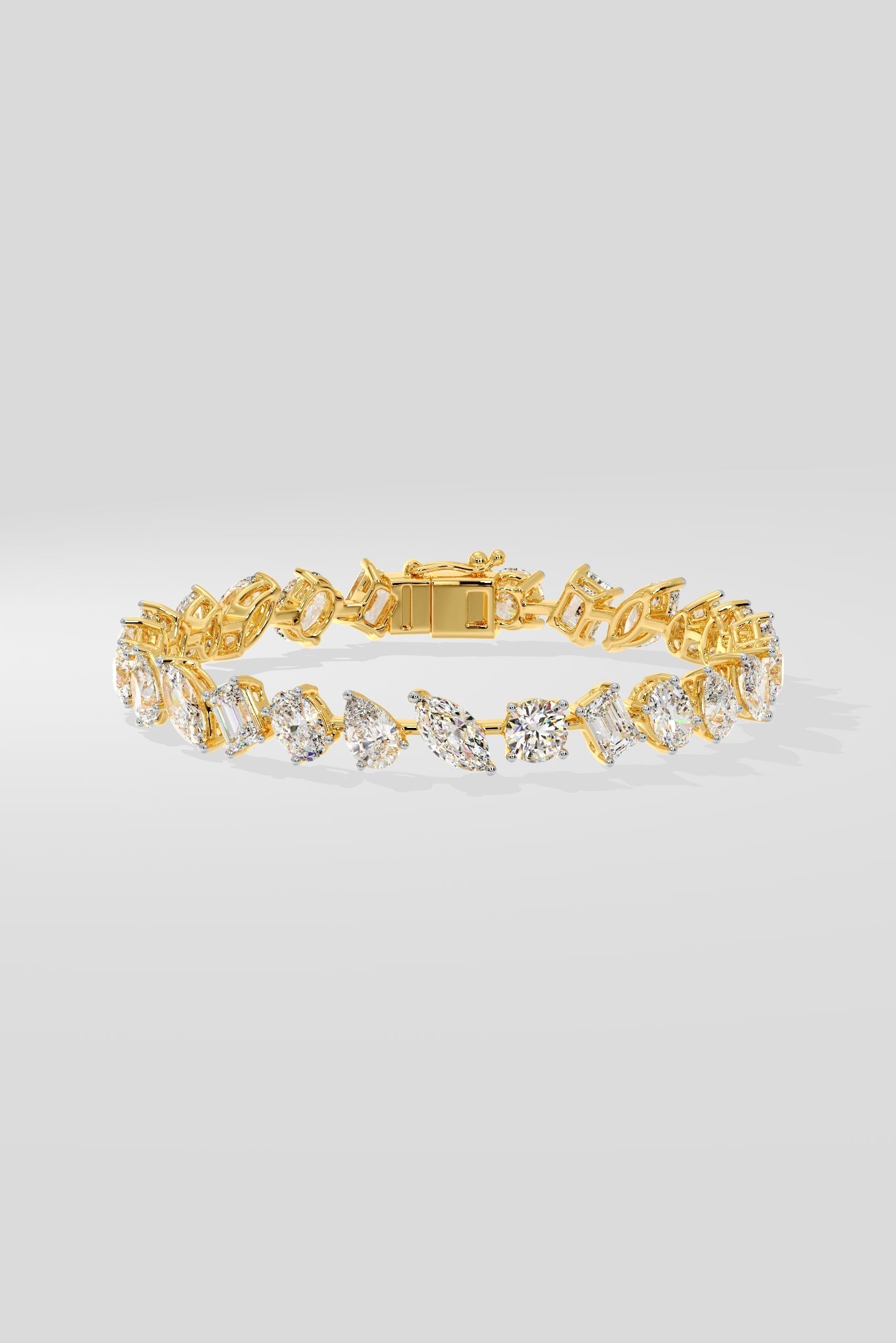Askew Semi-Solitaire Bracelet - House Of Quadri