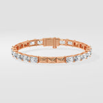 0.50 Ct Radiant Prism Bracelet - House of Quadri