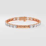 0.50 Ct Radiant Prism Bracelet - House of Quadri