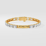 0.50 Ct Radiant Prism Bracelet - House of Quadri