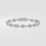 0.20 ct Medley Halo Bracelet