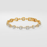 0.20 ct Medley Halo Bracelet