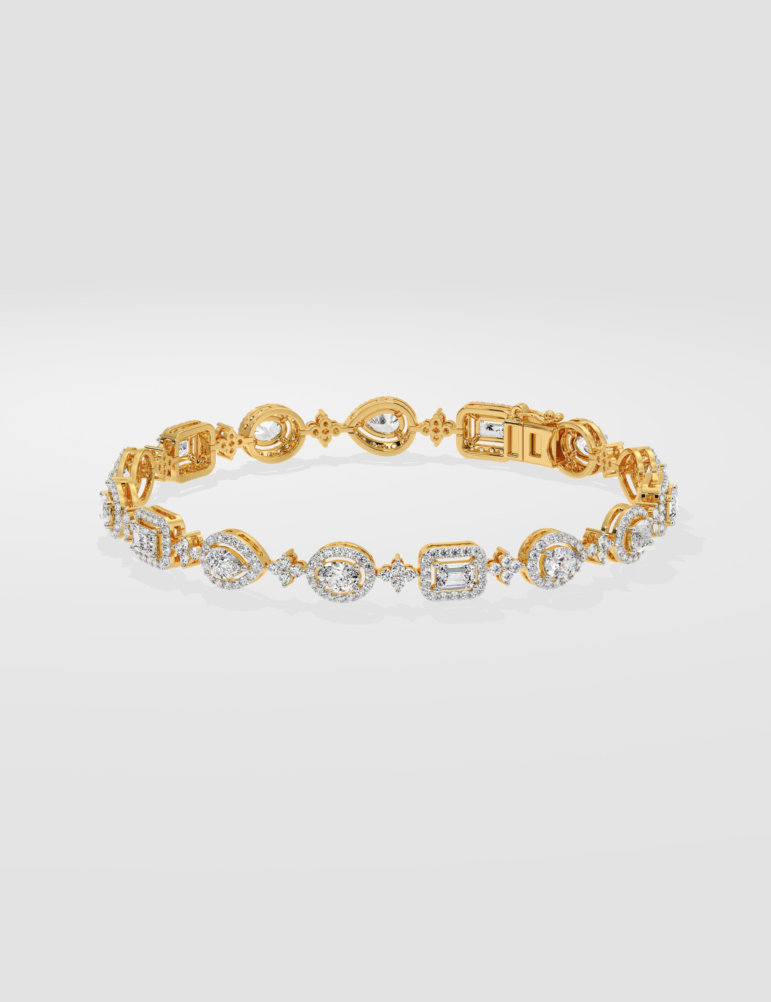 0.20 ct Medley Halo Bracelet
