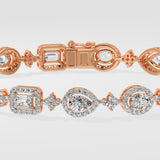 0.20 ct Medley Halo Bracelet