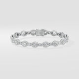 Oval Halo Bracelet