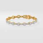Oval Halo Bracelet - House Of Quadri