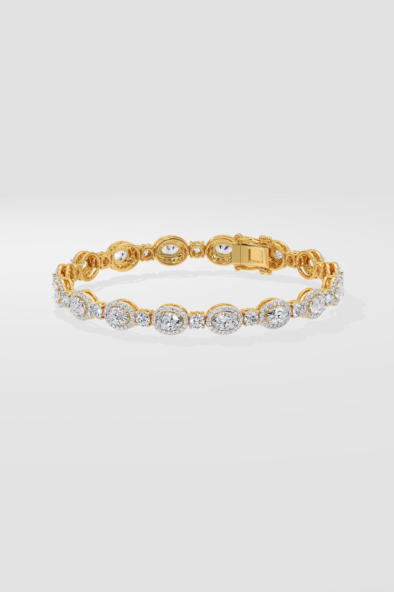 Oval Halo Bracelet - House Of Quadri