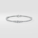 Oval Graduation Tennis Bracelet
