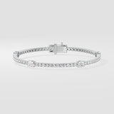 Oval Orbit Tennis Bracelet