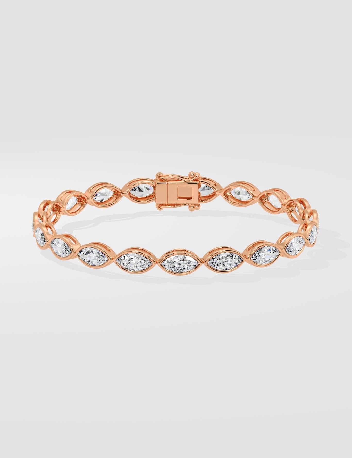0.30 Ct Marquise Bezel Bracelet - House of Quadri
