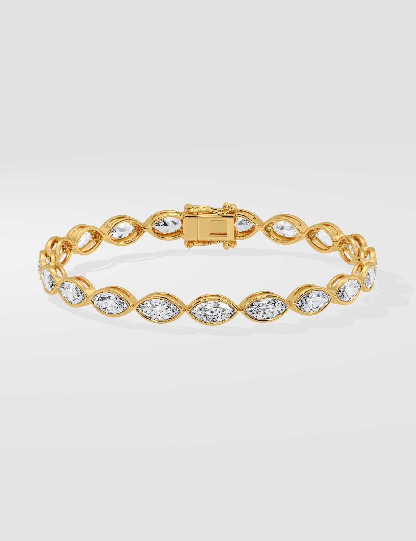 0.30 Ct Marquise Bezel Bracelet - House of Quadri