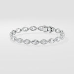 0.30 Ct Marquise Bezel Bracelet - House of Quadri