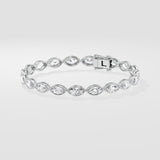0.30 Ct Marquise Bezel Bracelet - House of Quadri