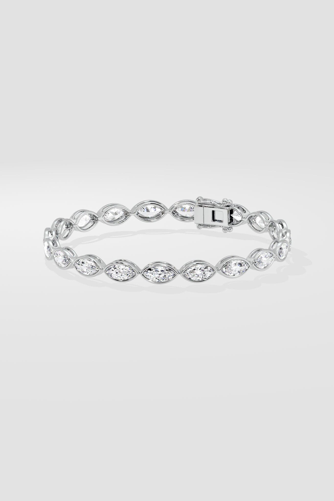0.30 Ct Marquise Bezel Bracelet - House of Quadri