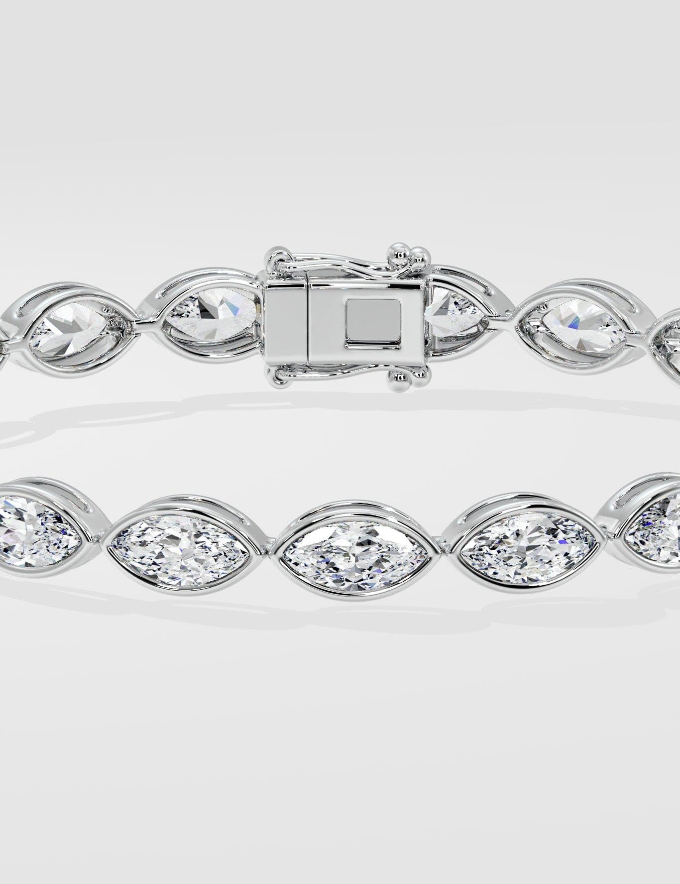 0.30 Ct Marquise Bezel Bracelet - House of Quadri