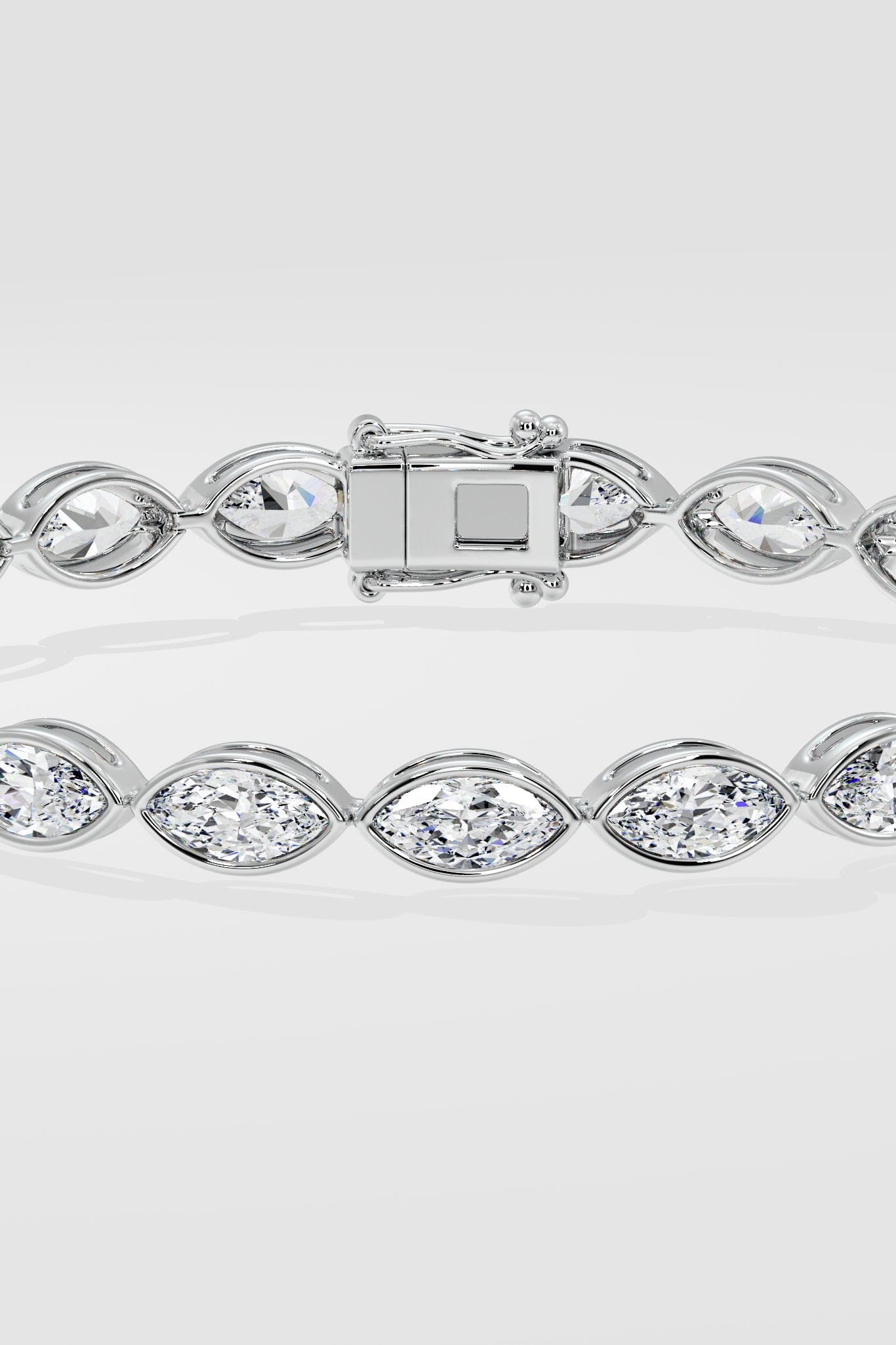 0.30 Ct Marquise Bezel Bracelet - House of Quadri