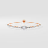 1.50 Ct Emerald Embrace Bracelet