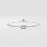 1.50 Ct Emerald Embrace Bracelet