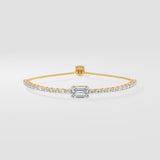 1.50 Ct Emerald Embrace Bracelet