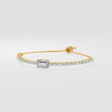 1.50 Ct Emerald Embrace Bracelet