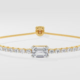 1.50 Ct Emerald Embrace Bracelet