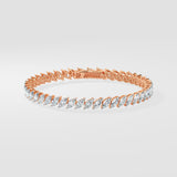 0.15 Ct Marquise Lumiere Bracelet - House of Quadri