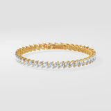 0.15 Ct Marquise Lumiere Bracelet - House of Quadri