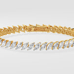 0.15 Ct Marquise Lumiere Bracelet - House of Quadri