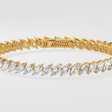 0.15 Ct Marquise Lumiere Bracelet - House of Quadri