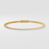 0.03 Ct Linear Tennis Bracelet