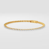0.03 Ct Linear Tennis Bracelet