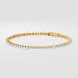 0.03 Ct Linear Tennis Bracelet