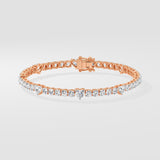 Sonnet Heart Tennis Bracelet