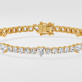 Sonnet Heart Tennis Bracelet