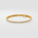 Double Row Classic Tennis Bracelet