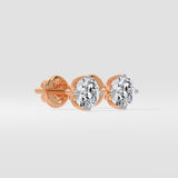 1 ct  Solitaire Studs